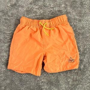 Size 3/4 Boy Orange Swim Shorts